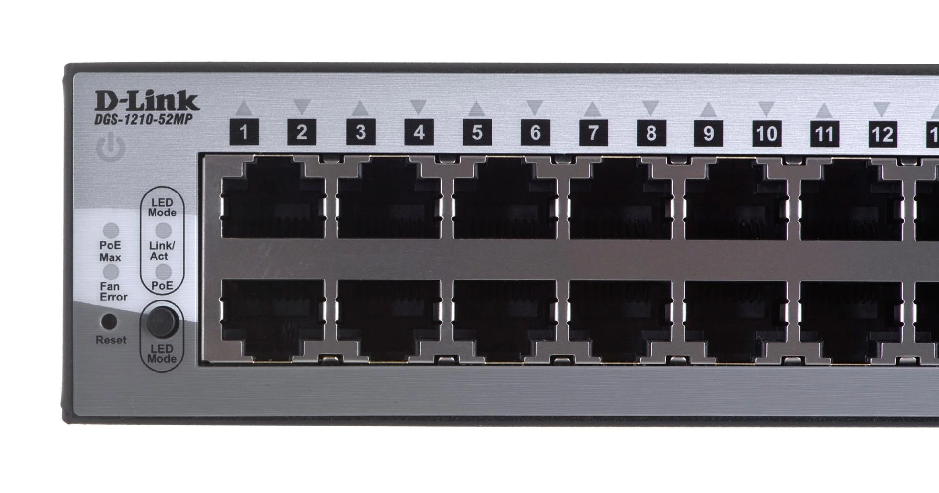Šakotuvas D-LINK 52-Port Layer2 Smart Managed 48x PoE Gigabit Switch dlink žalias 3.0 48x 10/100/1000Mbit/s TP RJ-45 PoE prievadai 802.3at