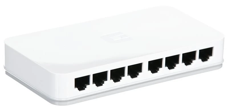 Šakotuvas D-Link GO-SW-8E/E tinklo komutatorius Ne-valdomas Fast Ethernet (10/100) Balta