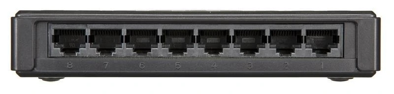 Šakotuvas D-Link GO-SW-8G tinklo komutatorius Ne-valdomas Juoda