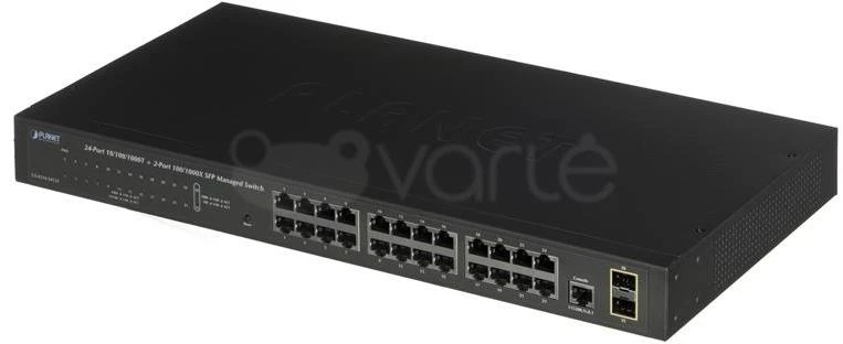Šakotuvas Switch Planet GS-4210-24T2S (24x 10/100/1000 Mbps)