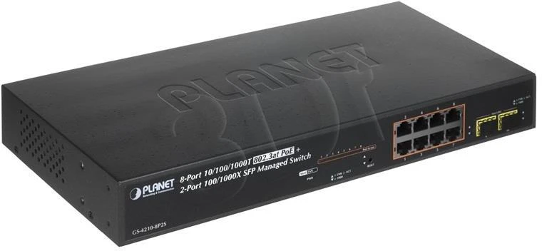 Šakotuvas Switch Planet GS-4210-8P2S