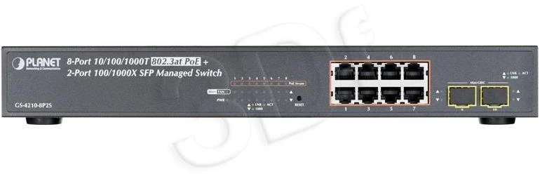 Šakotuvas Switch Planet GS-4210-8P2S