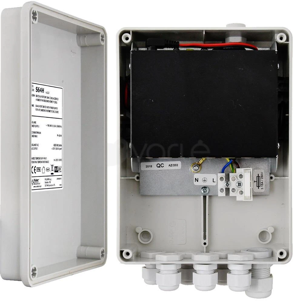 SWITCH POE S-64H 4 PRIEVADŲ PULSAR