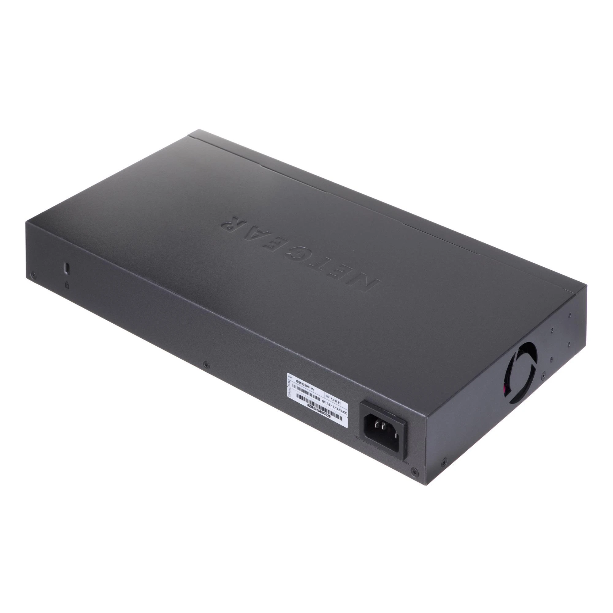 Šakotuvas Netgear Switch GS510TPP žiniatinklio valdymas, montuojamas ant stovo, 1 Gbps (RJ-45) jungčių kiekis 8, SFP jungčių kiekis 2, PoE+ jungčių kiekis 8, maitinimo tipas vienas