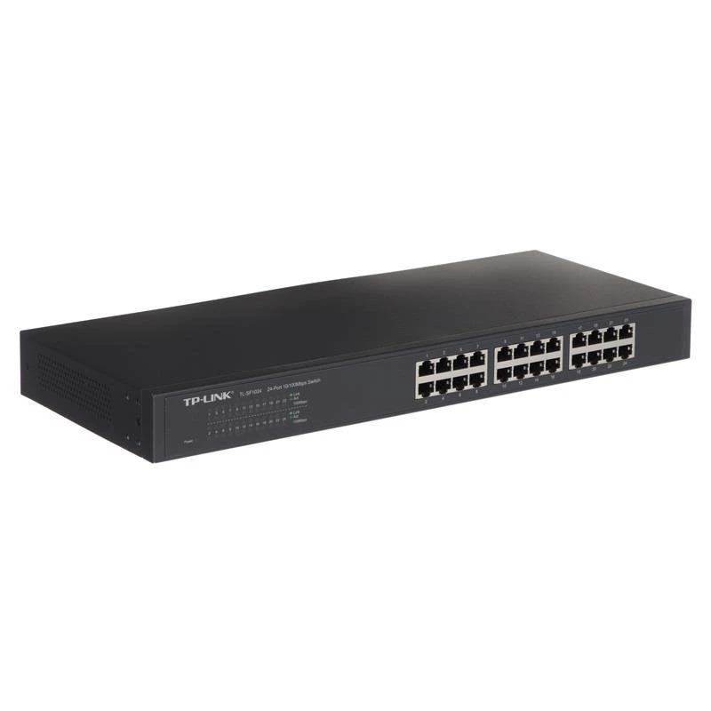 Šakotuvas Jungiklis TP-LINK TL-SF1024 19 colių stovas, 24x10/100Mbps