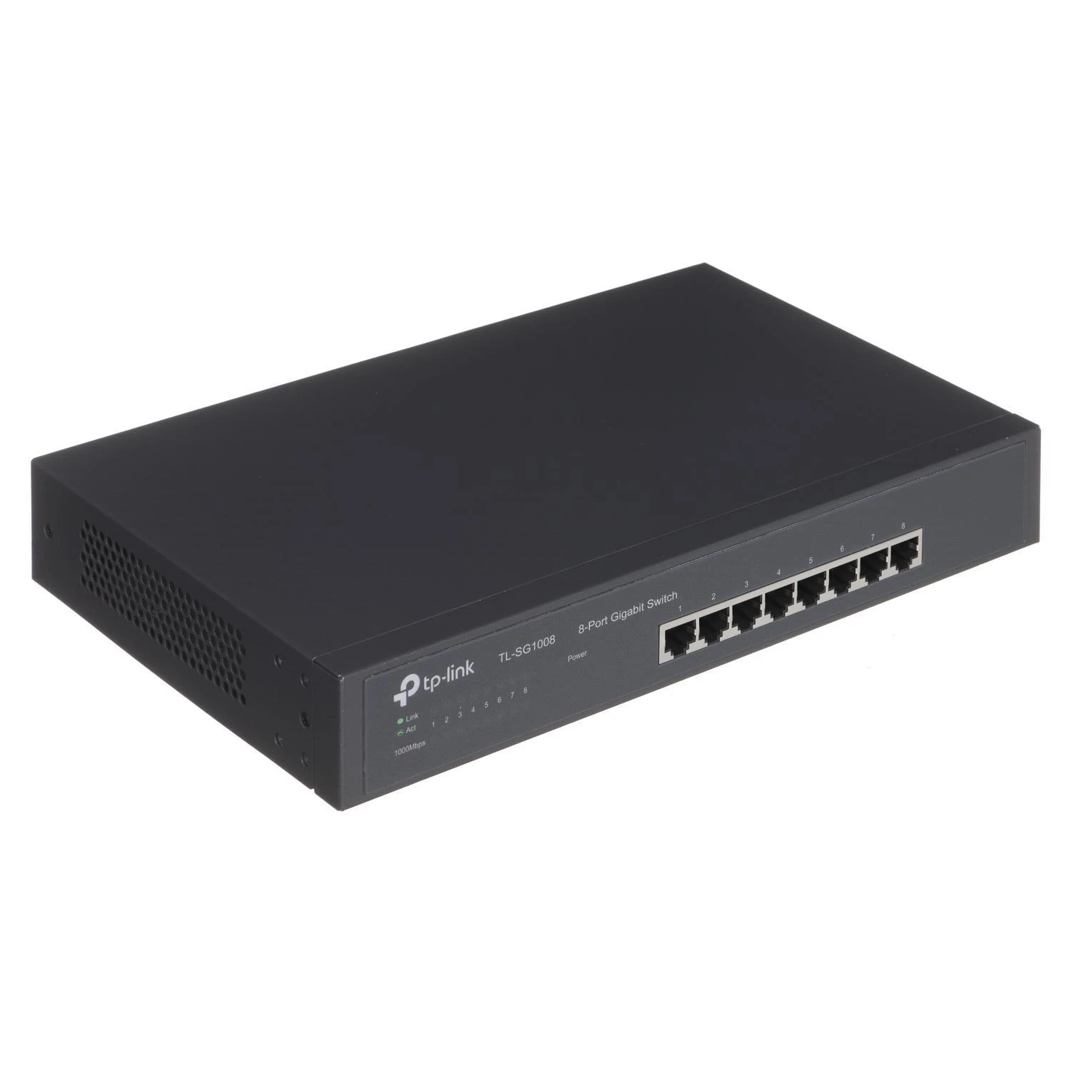 Šakotuvas TP-LINK | 8 prievadų Gigabit jungiklis | TL-SG1008 | Nevaldomas | Stalinis/montuojamas ant stovo