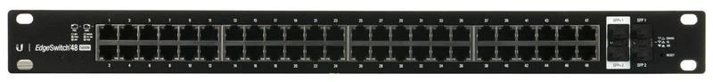 Šakotuvas Ubiquiti | EdgeSwitch | ES-48-500W | Tvarkomas žiniatinklis | Montuojamas ant stovo | Gigabit Ethernet (vario) jungtys kiekis 48 | SFP jungtys kiekis 2 | SFP+ jungtys kiekis 2 | 12 mėn.