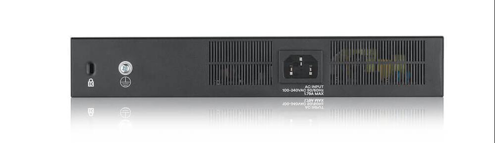 Šakotuvas ZYXEL GS1920-8HPV2, 10 prievadų išmanusis valdomas komutatorius, 8 gigabitų varinis ir 2 gigabitų dviejų asmenų, hibridinis režimas, autonominis arba „Nebulaflex“ debesis, 130 vatų POE, be ventiliatoriaus (5 metų garantija)