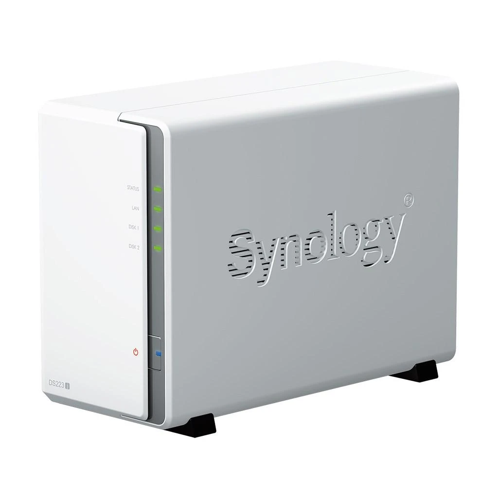 Serveris SYNOLOGY DS223J 2-Bay NAS RTD1619 1GB RAM