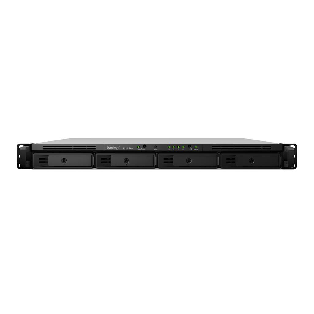 Serveris Synology | Rackstation | RS1619xs+ | iki 4 HDD/SSD su karštuoju keitimu | Intel Xeon | Intel Xeon D-1527 keturių branduolių | Procesoriaus dažnis 2,2 GHz | 8 GB | DDR4