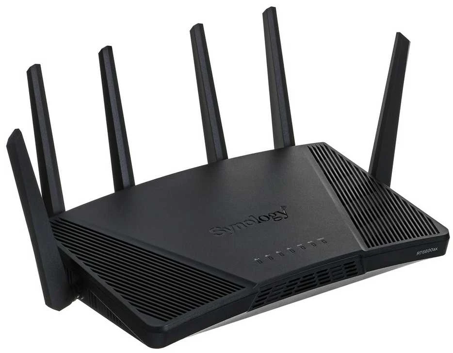 Synology RT6600ax Ultra-fast and Secure Belaidis maršrutizatorius for Homes | Synology | Ultra-fast and Secure Belaidis maršrutizatorius for Homes | RT6600ax | 802.11ax | 4800 Mbit/s | Ethernet LAN (RJ-45) jungtys 5 | Mesh Support No | MU-MiMO Yes | No mobile broadband | Antenna type External antena x 6 | 24 mėn.