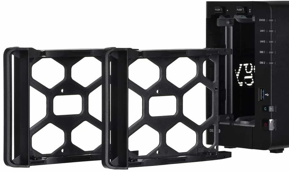 Serveris DS224+ SYNOLOGY NAS STORAGE TOWER 2BAY | Be HDD | Be RAM