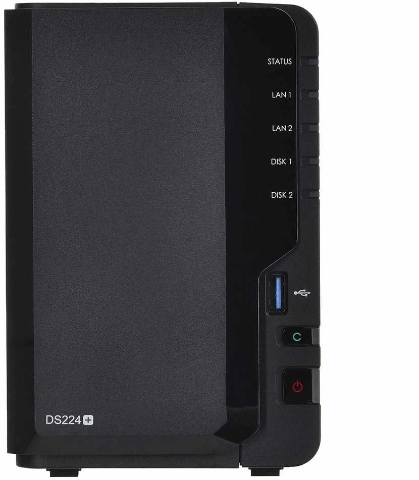 Serveris DS224+ SYNOLOGY NAS STORAGE TOWER 2BAY | Be HDD | Be RAM
