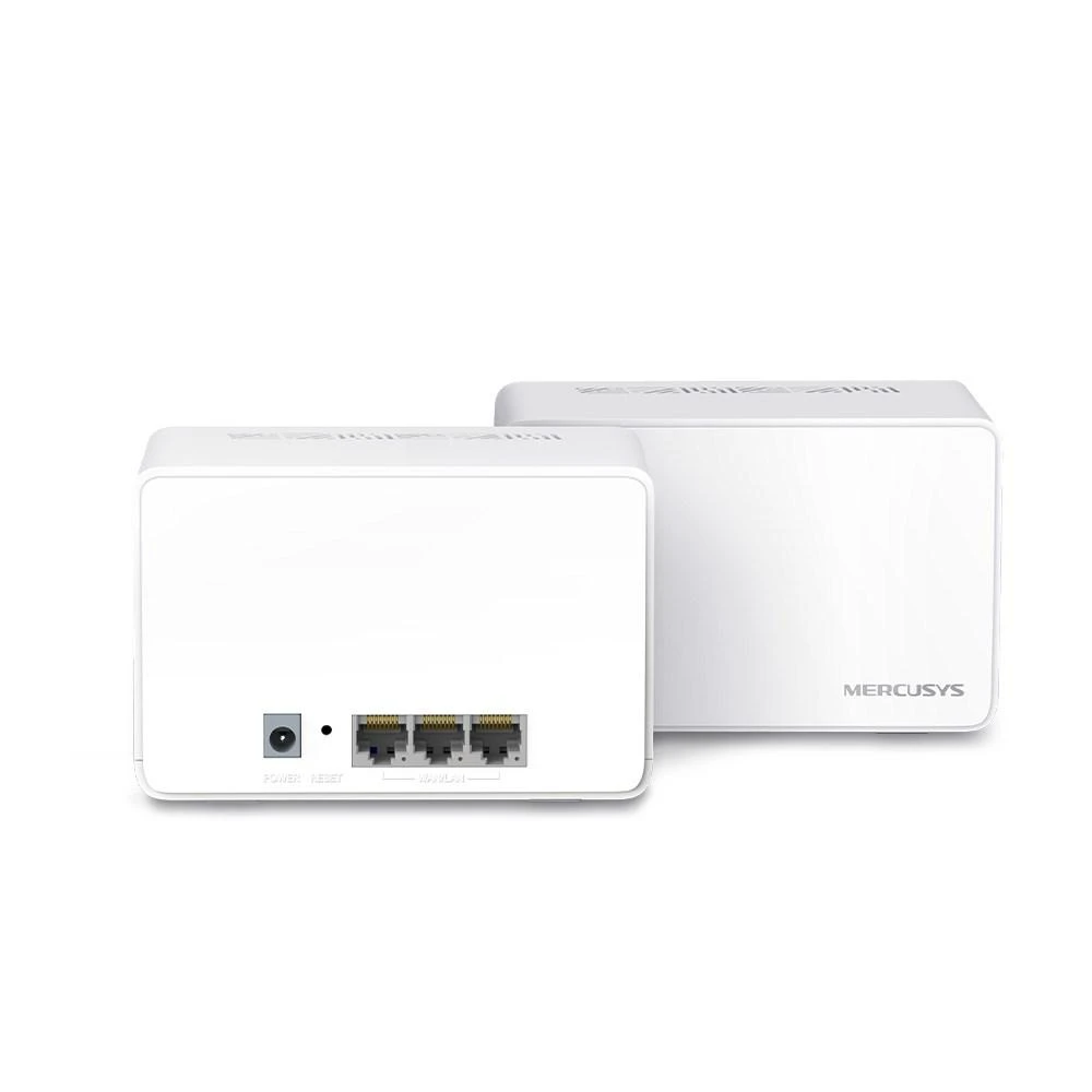 Mercusys | AX3000 viso namo tinklelio „Baltas WiFi 6“ sistema su PoE | „Halo H80X“ (2 vnt.) | 802.11ax | 574+2402 Mbit/s | 10/100/1000 Mbit/s | Ethernet LAN (RJ-45) jungtys 3 | Tinklo palaikymas: Taip | MU-MiMO: Taip | Ne, mobilusis plačiajuostis ryšys | Antenos tipas: Vidinė