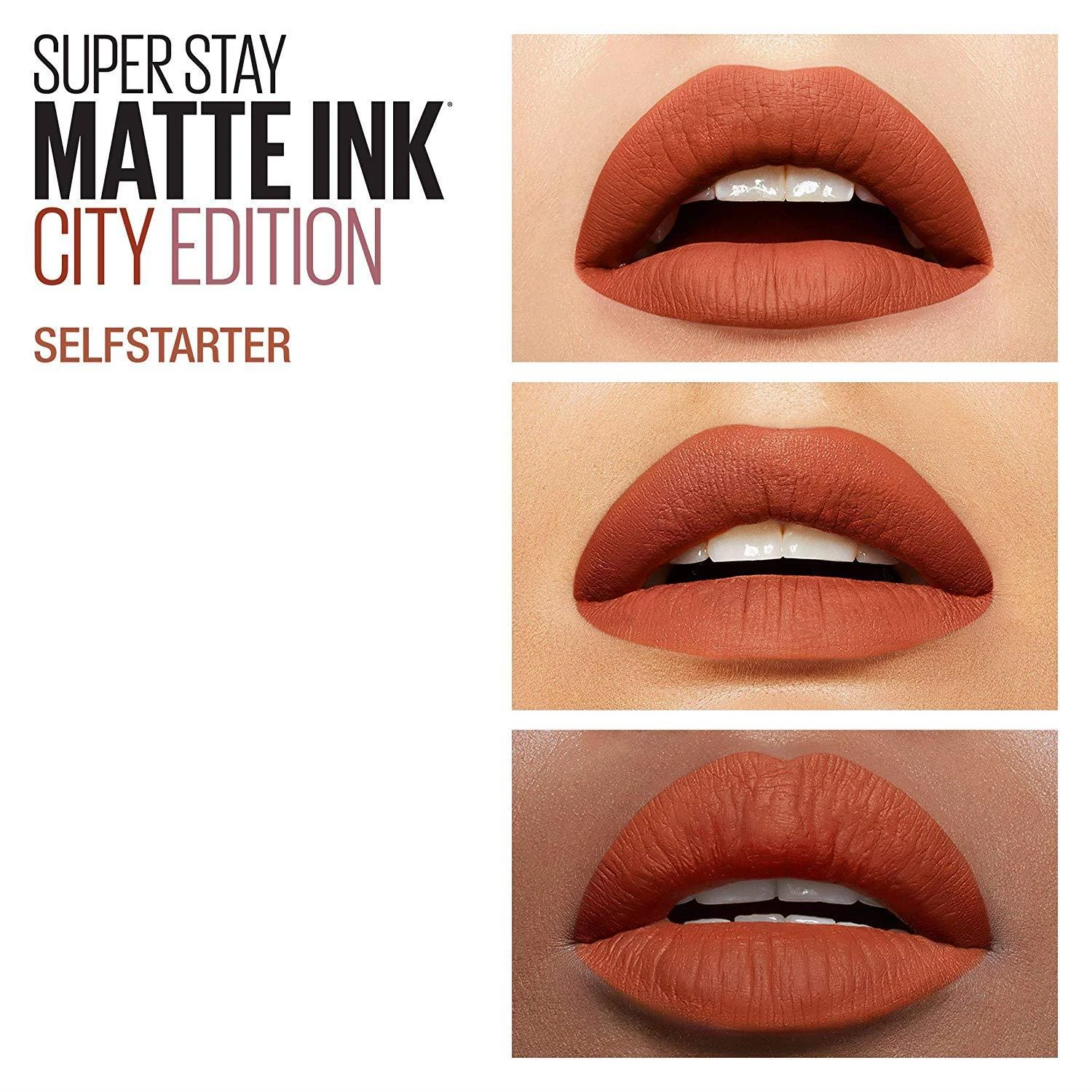 Maybelline New York Superstay Matte Ink Skysti matiniai lūpų dažai, 5 ml, spalva - 130 Self-starters