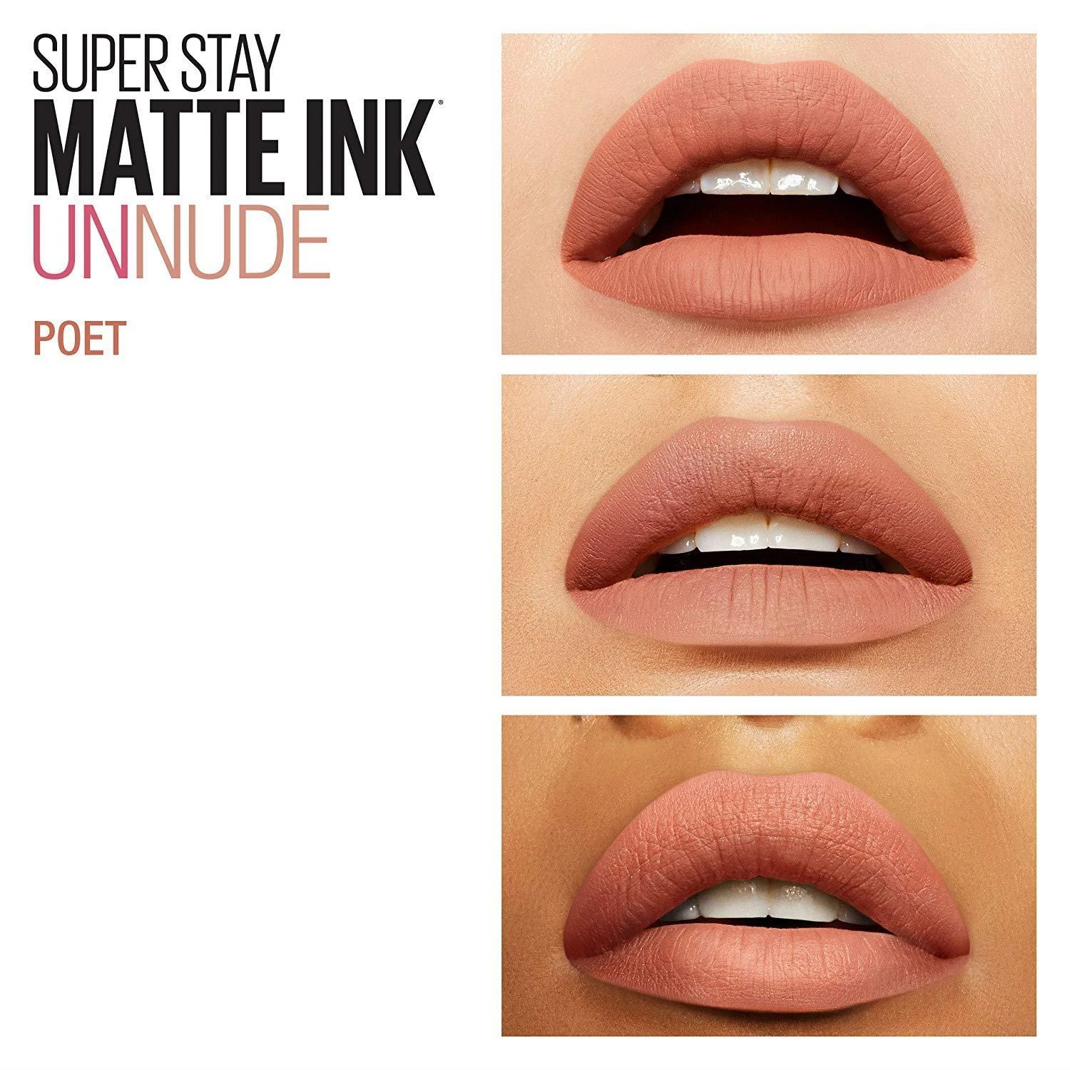 Maybelline New York Superstay Matte Ink Skysti matiniai lūpų dažai, 5 ml, spalva - 60 Poet