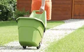 Prosperplast sodo vežimėlis su ratukais LOAD&GO 55 l juodas