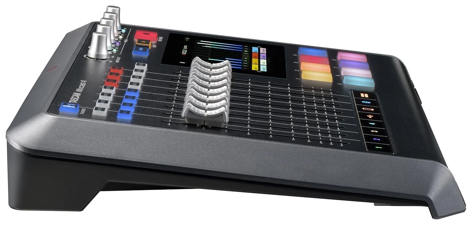Garso Pultas - Tascam Mixcast 4 Su 4-Pad Jutikliniu Ekranu