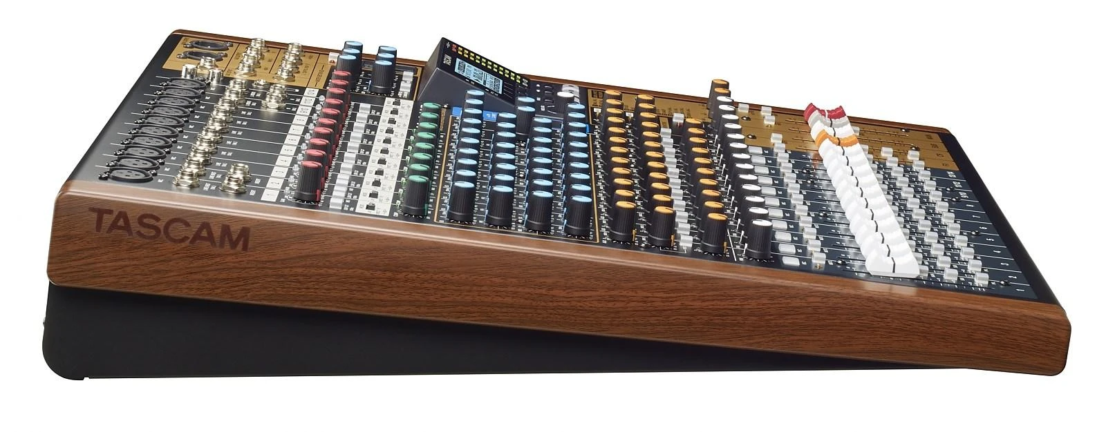 Garso Pultas - Tascam Model 16 16 Kanalai 20-30000 Hz Juodas, Auksinis, Mediena