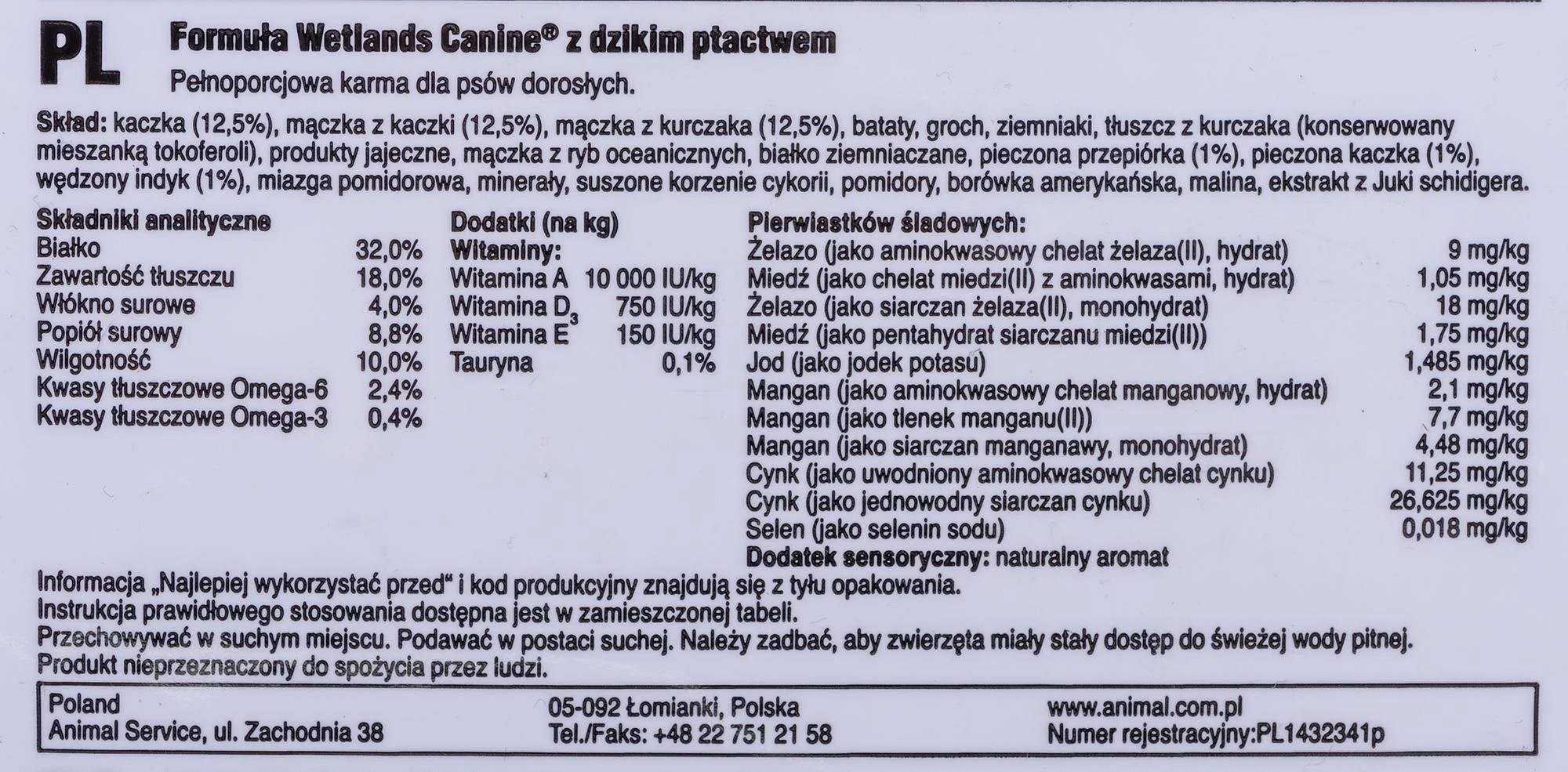 Laukinių šunų pelkių skonis 5,6kg