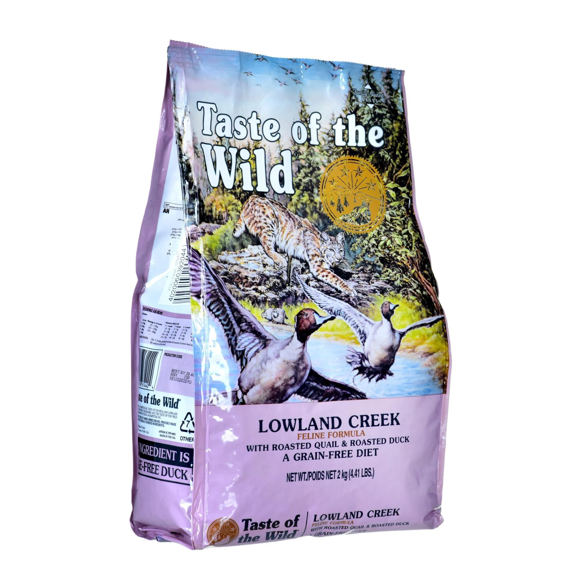 Taste of the Wild Lowland Creek sausas maistas katėms su kepinta putpeliena ir antiena 2kg