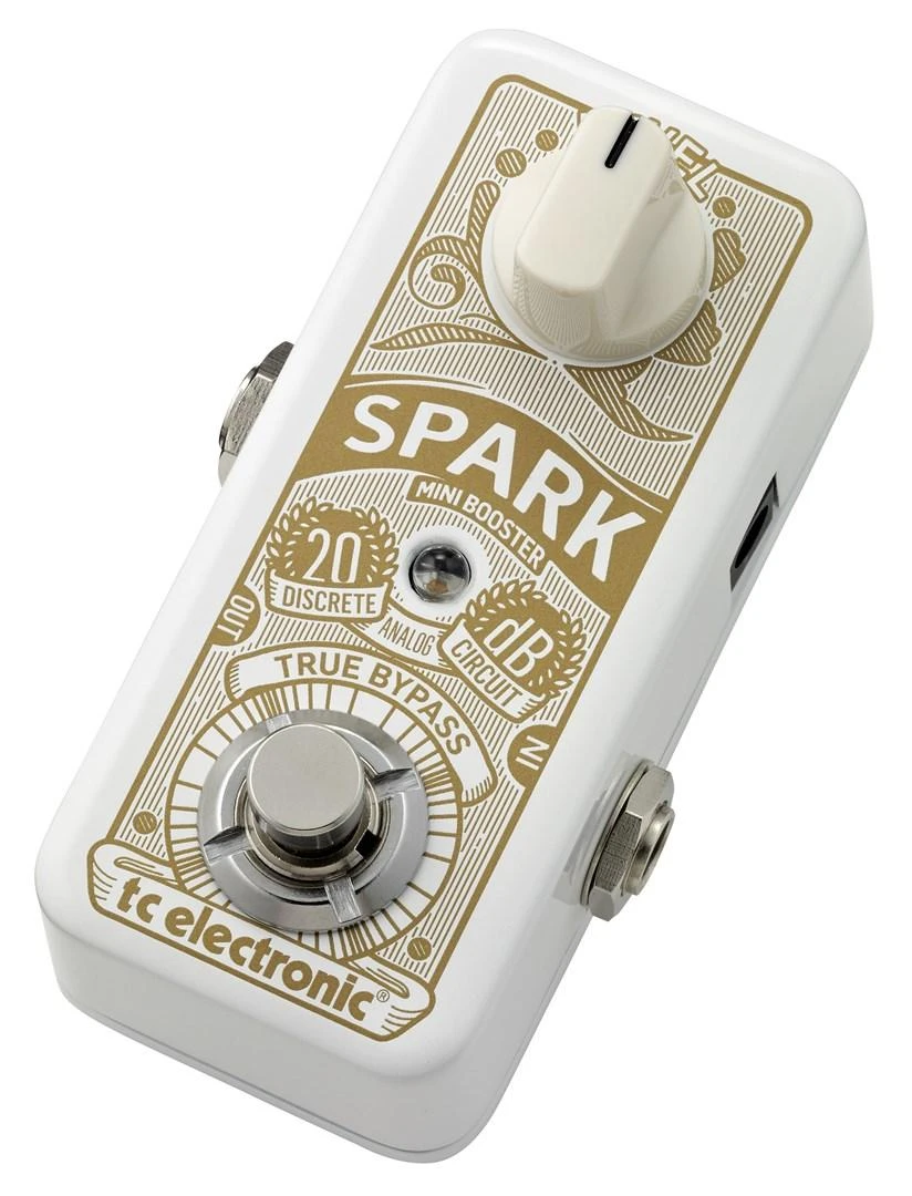 TCC TC Electronic Spark Mini Veiksmo pedalas Balta