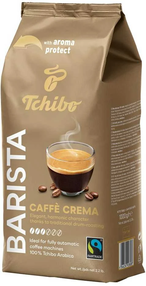Kavos pupelės Tchibo Barista Caffè Crema, 1kg