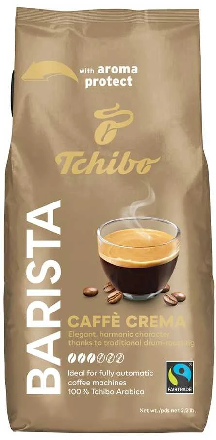 Kavos pupelės Tchibo Barista Caffè Crema, 1kg
