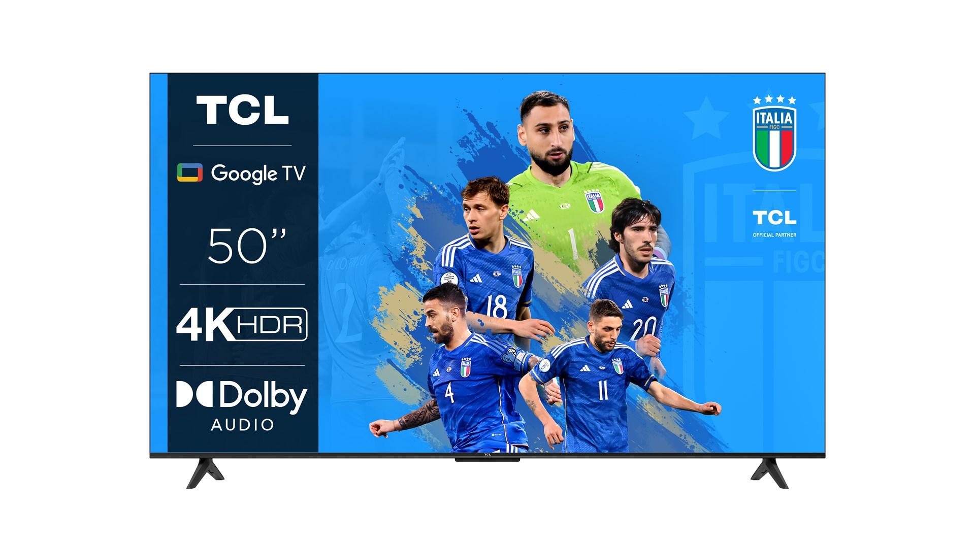 TCL 50 colių UHD televizorius „GoogleTV“ DVB-T2/C/S2 H.265 HEVC