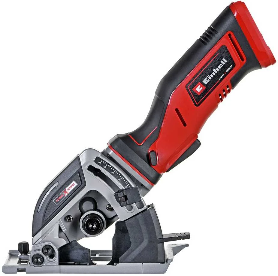 Einhell Akumuliatorinis mini diskinis pjūklas TE-CS 18/89 Li be akumuliatoriaus ir kroviklio