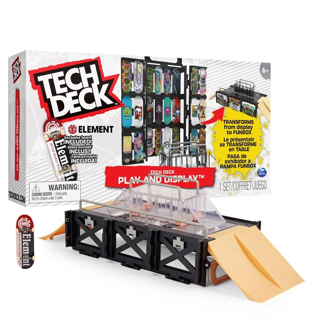 Spin Master Tech Deck - Play & Ekranas SK8 Shop Riedlenčių dėklas