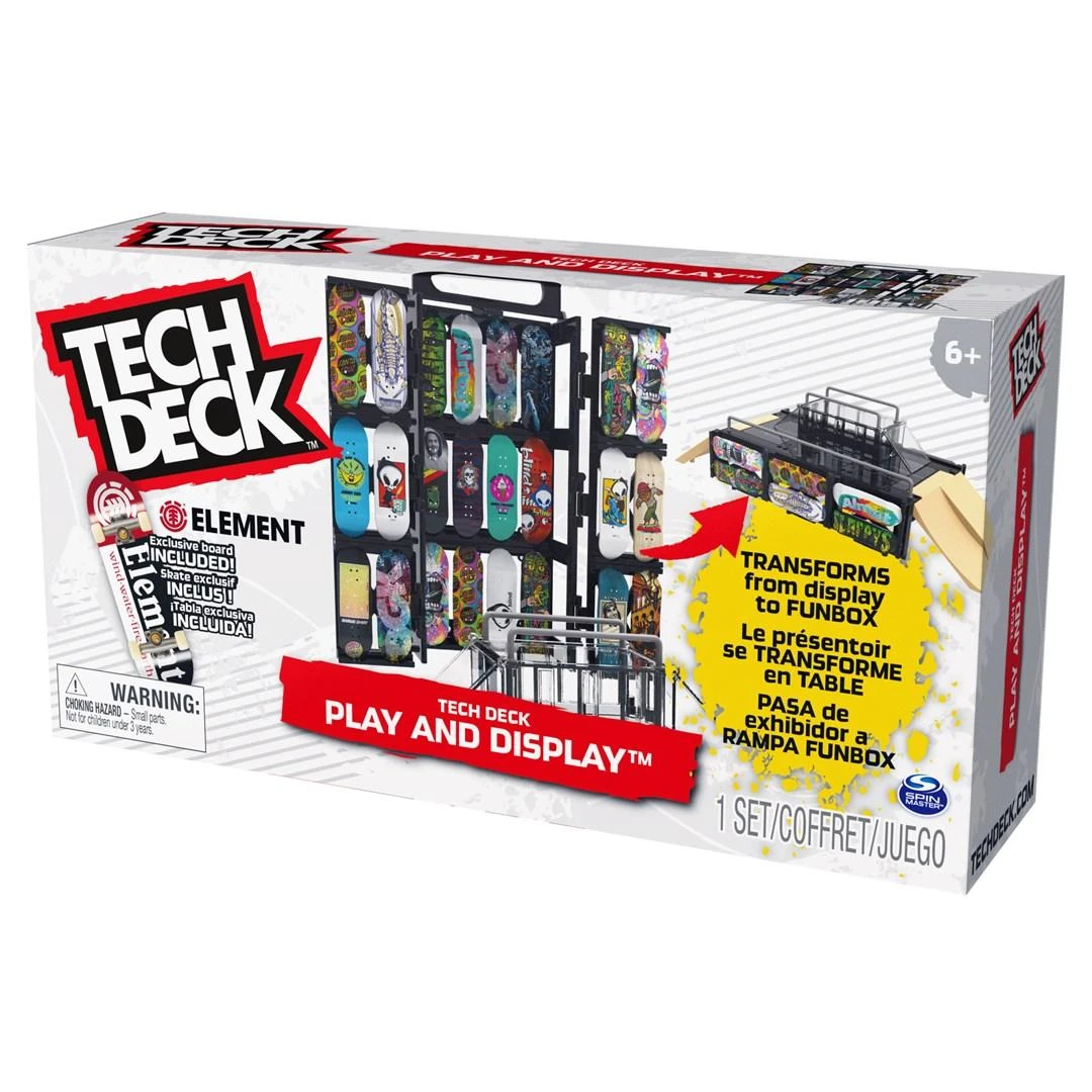 Spin Master Tech Deck - Play & Ekranas SK8 Shop Riedlenčių dėklas