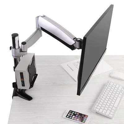 Techly ICA-CS 64 monitoriaus laikiklis arba stovas Juoda