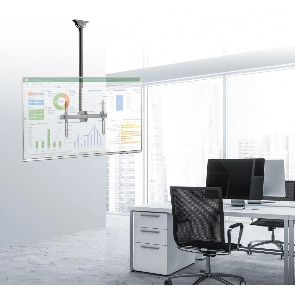 TECHLY 309357 Techly Lubinis laikiklis televizoriui LED/LCD/PLAZMA, 37-70, 50kg, reguliuojamas, VESA
