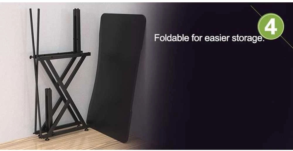 Žaidimų stalas Techly Gaming Desk for PC with Angular Ergonomic Edge, Juodas