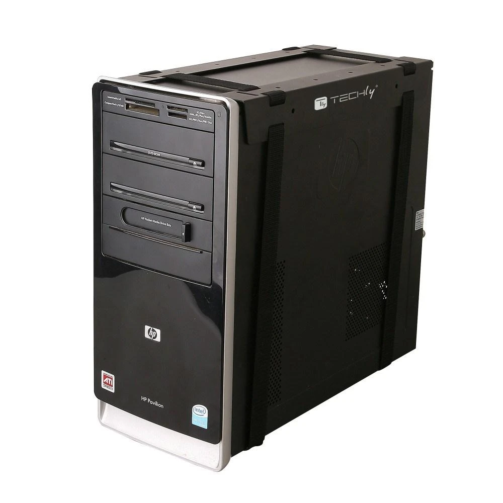 Techly ICA-CS 60 procesoriaus laikiklis Ant stalo montuojamas CPU procesoriaus laikiklis Juoda