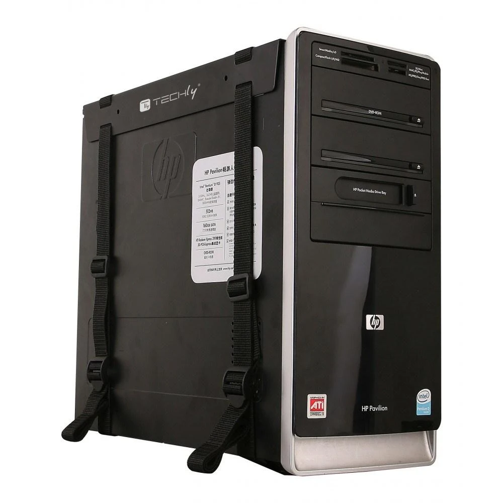 Techly ICA-CS 60 procesoriaus laikiklis Ant stalo montuojamas CPU procesoriaus laikiklis Juoda