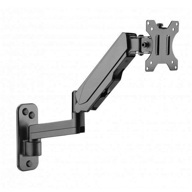 TECHLY 102864 Techly Sieninis laikiklis televizoriui LED/LCD 17-32 8kg VESA pilnas judesys su dujine spyruokle