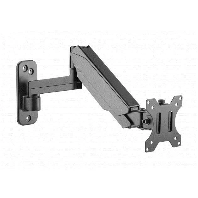 TECHLY 102864 Techly Sieninis laikiklis televizoriui LED/LCD 17-32 8kg VESA pilnas judesys su dujine spyruokle