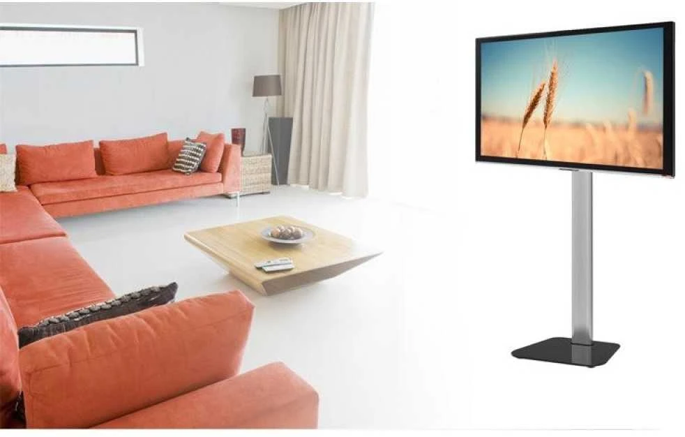 Laikiklis TECHLY 028863 Techly Floor stovas televizoriui LCD/LED/Plasma 32-70 50kg VESA reguliuojamas
