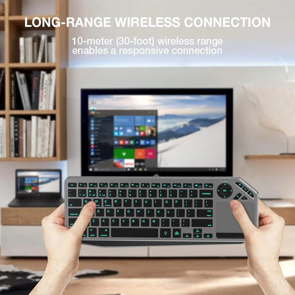 Belaidė Klaviatūra - Techly ICTB9801TB QWERTY Juoda