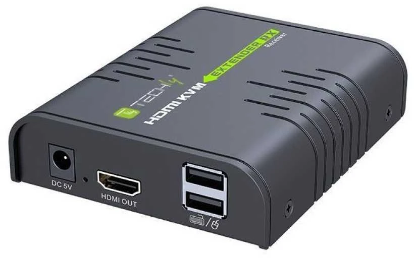 Techly IDATA HDMI-KVM2 KVM ilgintuvas Siųstuvas ir imtuvas