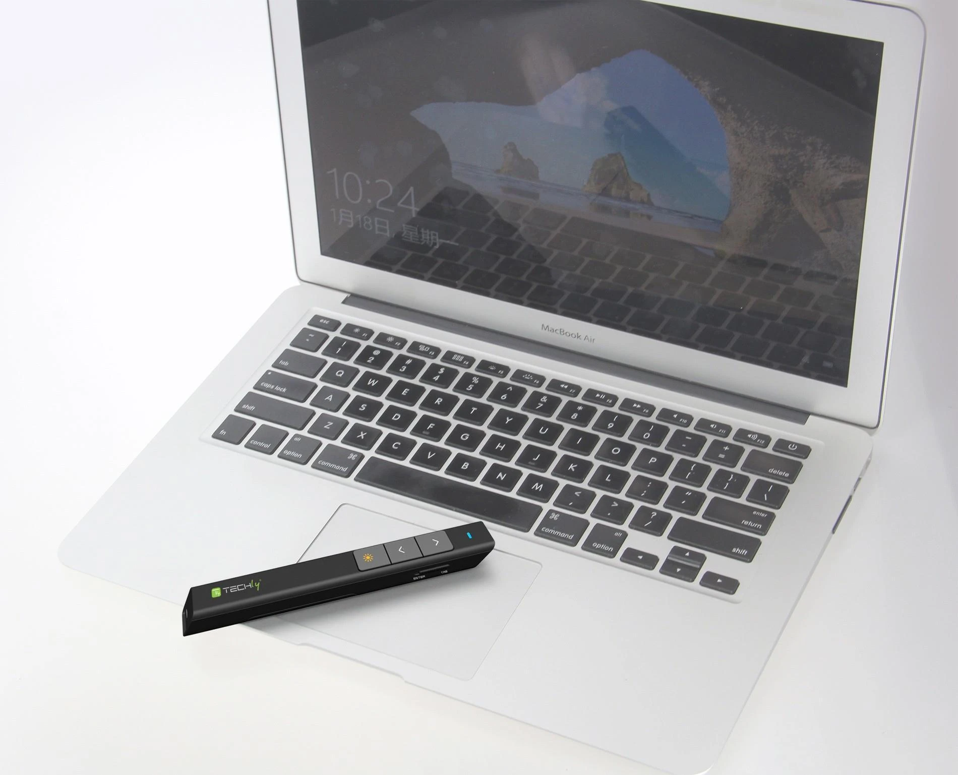 Techly ITC-LASER26 belaidis valdymo pultas pristatymams RF Juoda