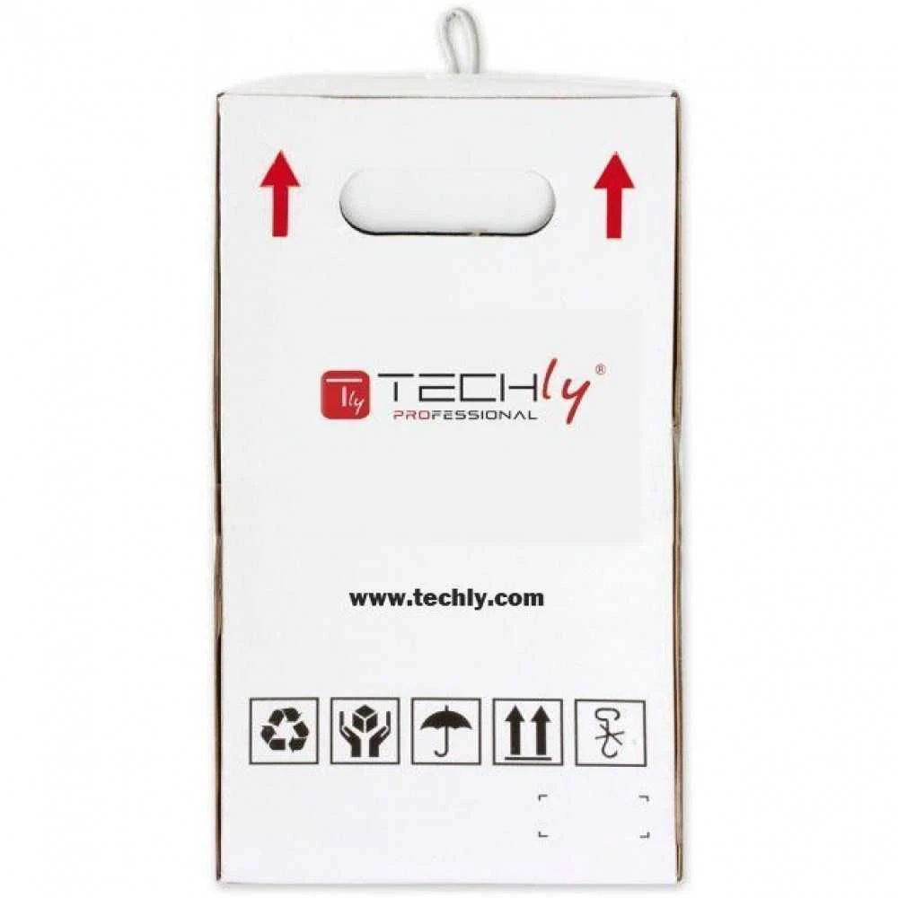 TECHLY 025626 TechlyPro Tinklo instaliacinis kabelis UTP Cat5e 4x2 vijos CCA 305m pilkas