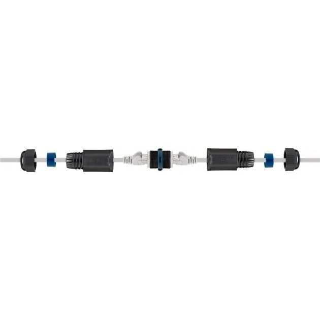 TECHLYPRO 105896 TechlyPro Modular inline jungtis RJ45 F/F Cat6 F/UTP lauko IP68