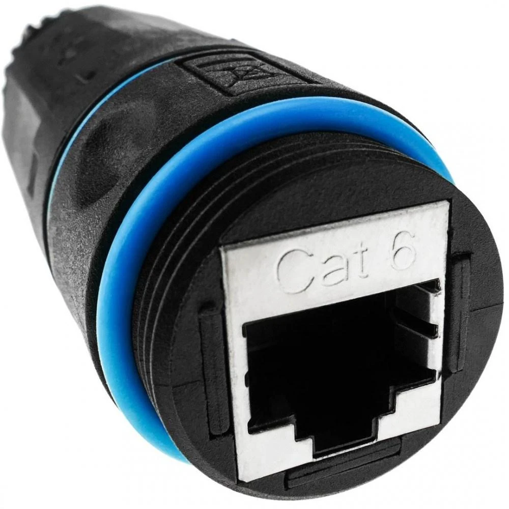 TECHLYPRO 105896 TechlyPro Modular inline jungtis RJ45 F/F Cat6 F/UTP lauko IP68