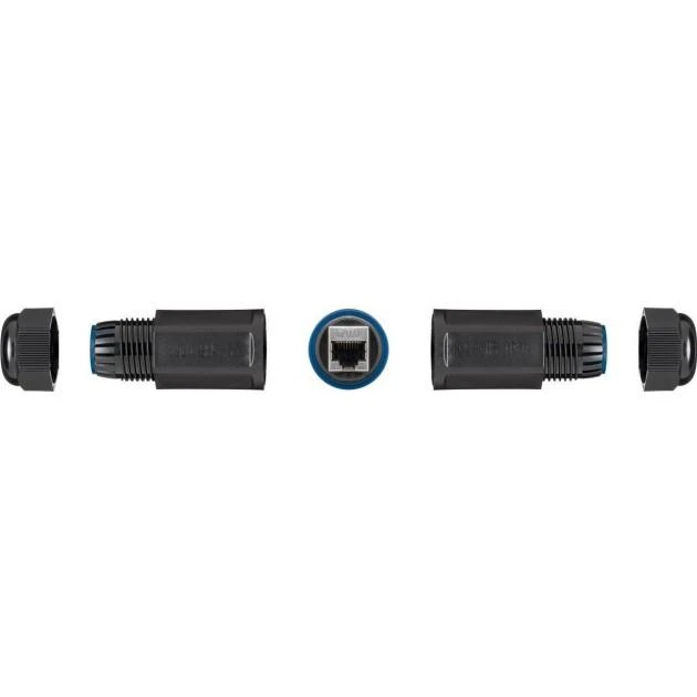TECHLYPRO 105896 TechlyPro Modular inline jungtis RJ45 F/F Cat6 F/UTP lauko IP68