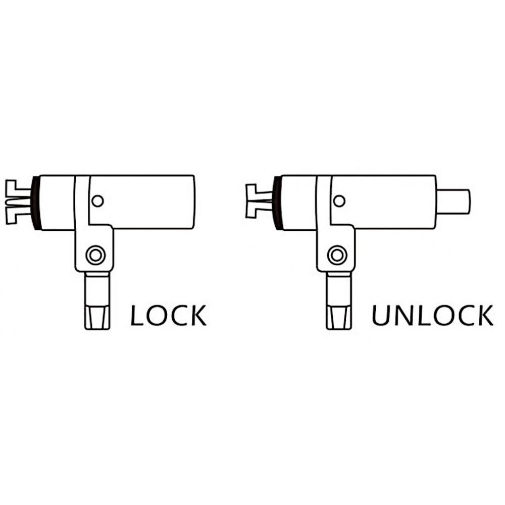 TECHLY 107289 Techly Keyed nešiojamojo kompiuterio saugos kabelio užraktas, skirtas Nano Slot 2,5x5,5 180cm