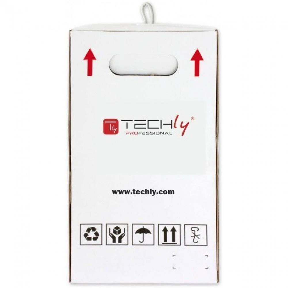 Techly Pro TechlyPro UTP Cat6 kabelis 4x2 CCA 305m dėžutė pilka