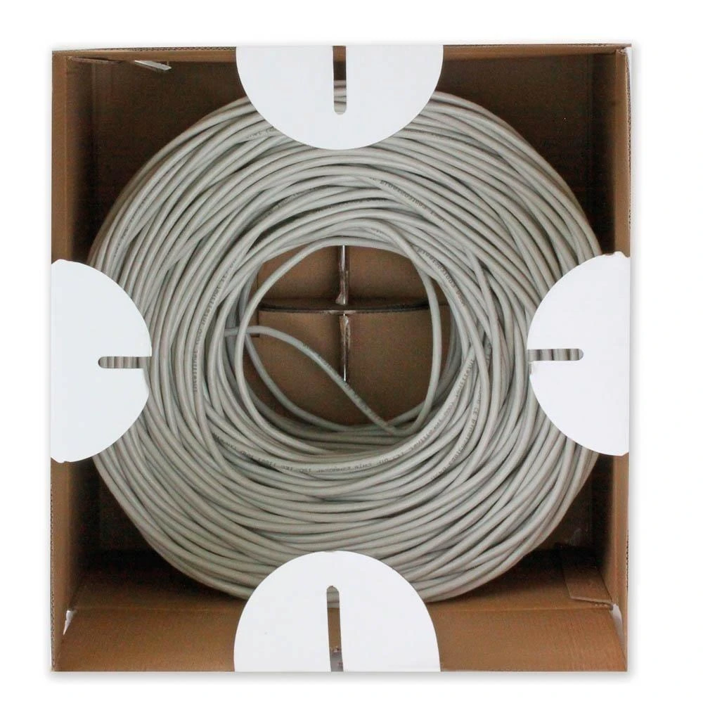 Techly Pro TechlyPro UTP Cat6 kabelis 4x2 CCA 305m dėžutė pilka